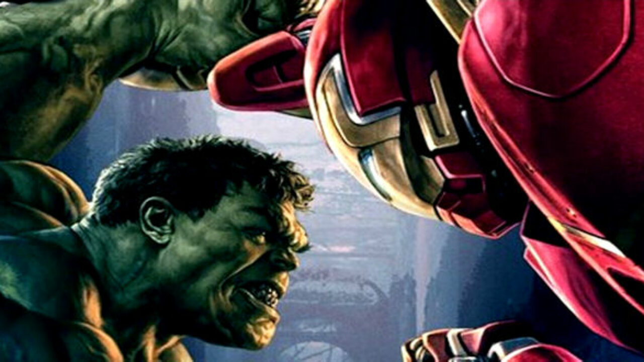 Drawing Hulk Vs Hulkbuster From The Avengers - Bilibili