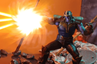 Avengers Endgame Stop Motion Animation - Thanos VS Captain America Final Battle