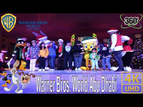 360 Video | Warner bros. World Abu Dhabi | meet warner bros cartoons ...