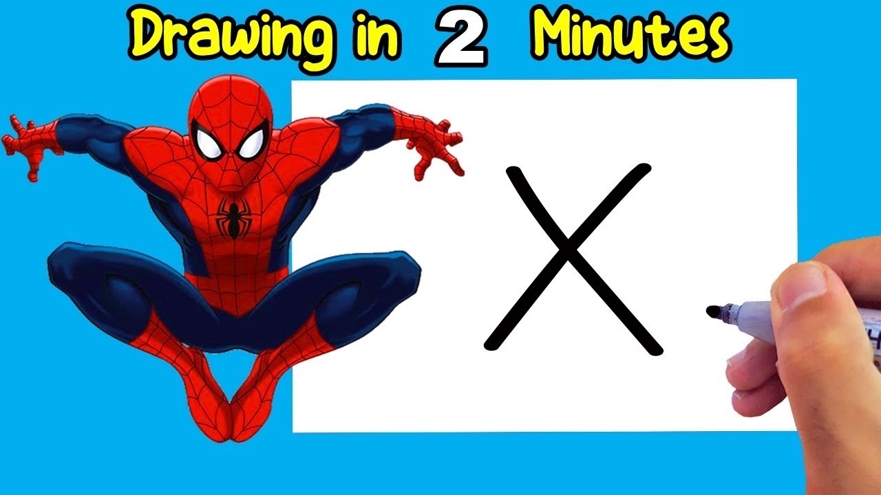 ArtStation  how to draw spiderman Easy Step by Step Video Lesson