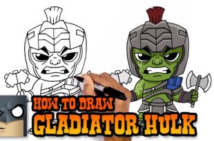 How to Draw Gladiator Hulk from Marvel Comics Thor Ragnarok