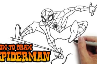 How to Draw Spiderman Live Drawing Tutorial Video