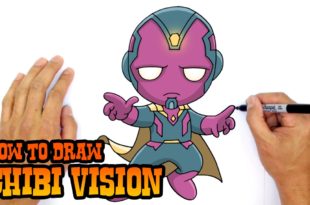 How to Draw Vision from Marvel Comics The Avengers