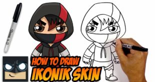 How to Draw Fortnite Ikonik Skin Step-by-Step Tutorial