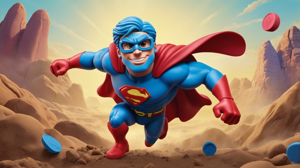 Super Hero Play Doh