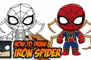 How To Draw Iron Spider | Spiderman Far From Home