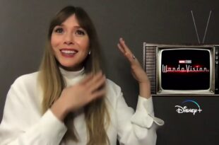 Marvel Studios Disney Plus WANDAVISION w/ Elizabeth Olsen Celebrity Interview 11 Mins