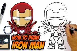 How to Draw Iron Man | Avengers | Step-by-Step Tutorial