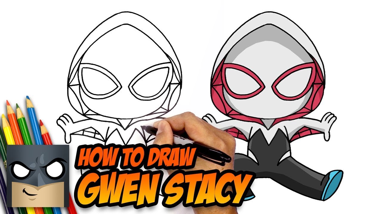 How to Draw Spider Gwen | Step-by-Step Tutorial - Epic Heroes ...