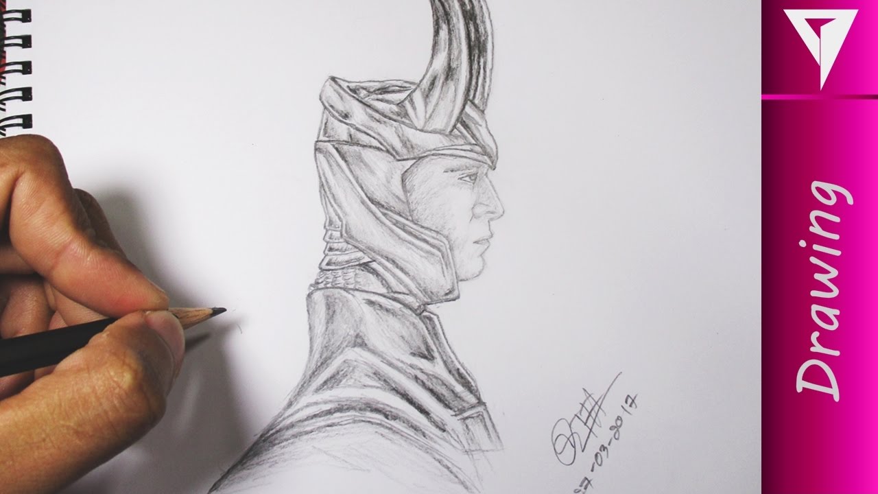 Loki  Thor Finally had some free time to practice drawing Im not  satisfied could be better  rdrawing