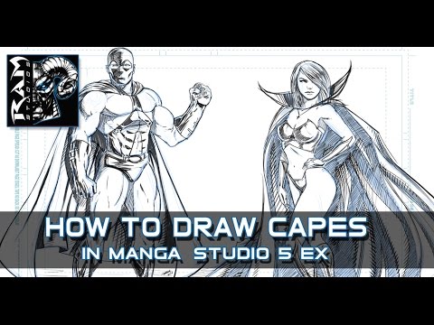 How to Draw Comic Book Style Capes - Narrated by Robert Marzullo - Epic