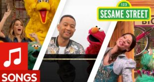 Sesame Street Celebrity Songs Compilation with Elmo and Friends!