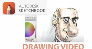 Tutorial video: How to draw cartoons and comics
